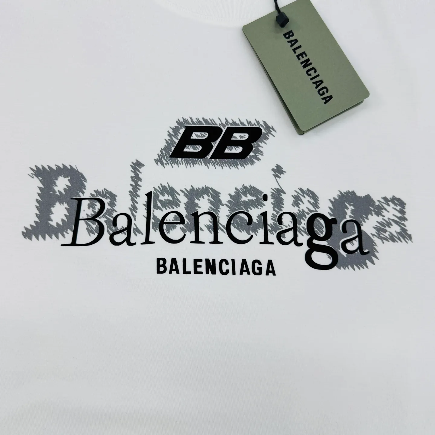 ⚜️Balenciaga New Arrival T ❤️ 190g ， . Breathable， ！ “BB” ， ， ✨ ！ ：Black.White.Sizes：M-3XL ！（S 4XL ）175/145 XL